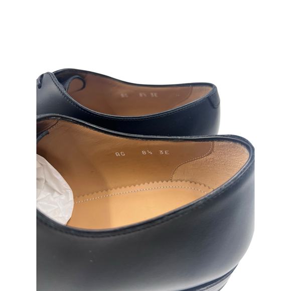 Ferragamo Men\'s Black Leather Geoffrey Business Formal Oxfords Size 8.5 EEE main image 6